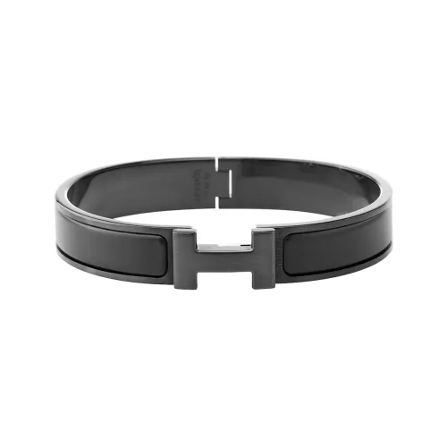 HERMES Браслеты с золотым покрытием мужской черный