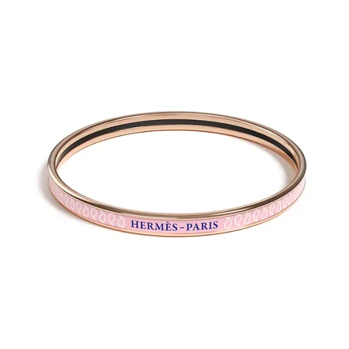 HERMES Эмаль Браслеты Женские Розовый