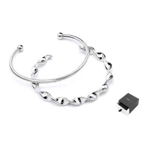 DAP Титановая сталь Браслеты Серебряный Унисекс