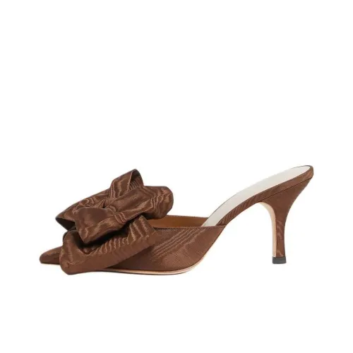 Loeffler Randall Домашние тапочки 7,6 см Женские Коричневый