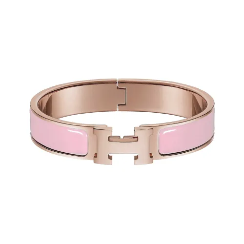 HERMES Clic H Браслеты с покрытием из розового золота женские