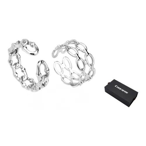 Cooraree Кольца из титановой стали унисекс