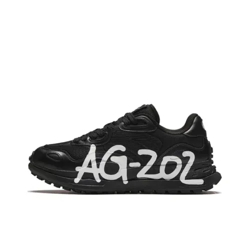 ANTA Противоскользящие Износостойкие Низкие Беговые кроссовки Мужские Черные