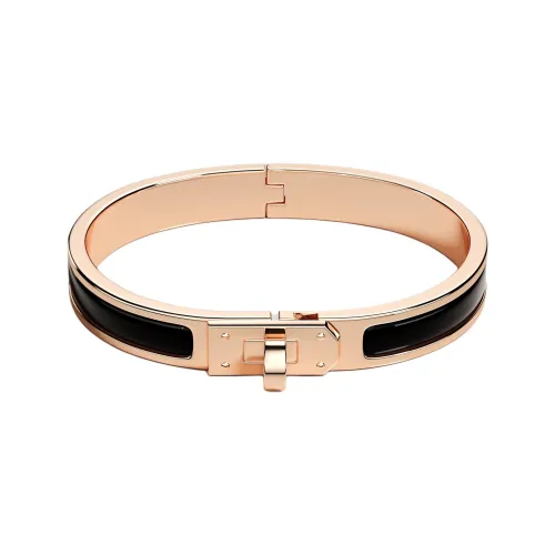 HERMES Браслеты с розовым золотом и эмалевым покрытием унисекс розовое золото