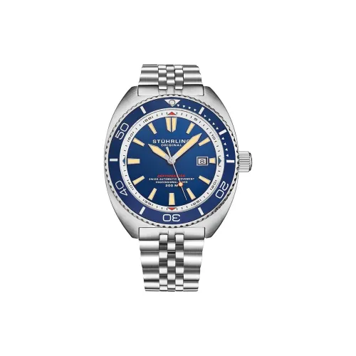 STUHRLING Schilthorn Oyster Constant FORCE Мужские Механические Часы Швейцарский Механизм Часы-глубоководный Diver