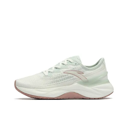 ANTA Tron 2,0 Дышащие Низкие Беговые Кроссовки Женские Белые Серые Зеленые