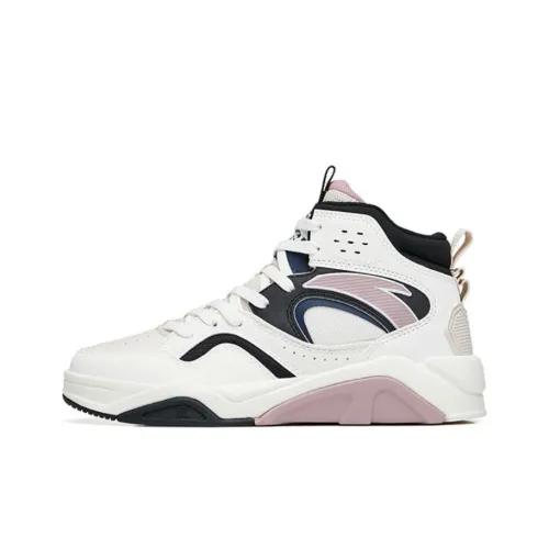 ANTA Пламя 3,0 Термический Износостойкий Высокий Топ Скейтборд Кроссовки Женские Белый Черный Фиолетовый