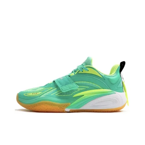 ANTA KAI 1 Slip Устойчивый к истиранию Низкий Топ Баскетбольные кроссовки Мужской Зеленый