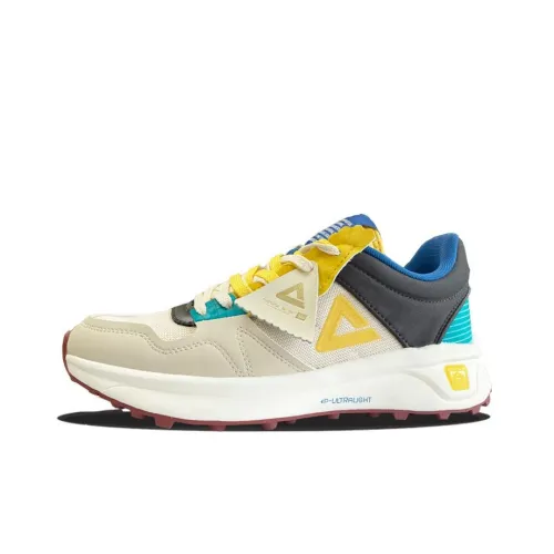 PEAK 70S Амортизация Износостойкий Низкий Топ Casual Мужской Экрю Серый