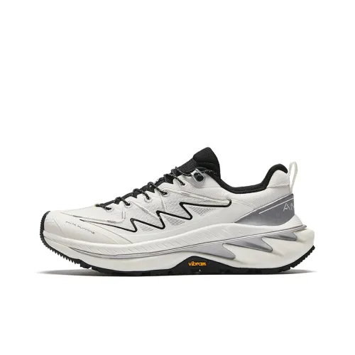 ANTA Wild PRO Шок Absorbers Противоскользящий Устойчивый к истиранию Дышащий Низкий Топ Беговые кроссовки Женские Белый Черный