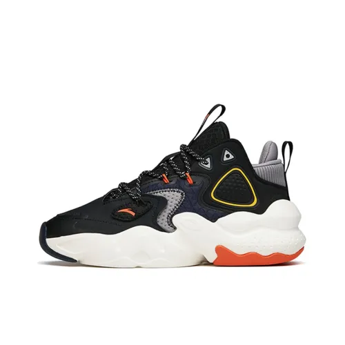 ANTA Bastard Low Топ Скейтборд Кроссовки Мужские WEI Feng Черный Серый