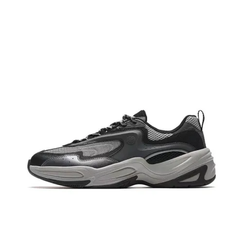 ANTA Through Slip-resistant Abrasion-resistant Low Top Footwear Men's Black