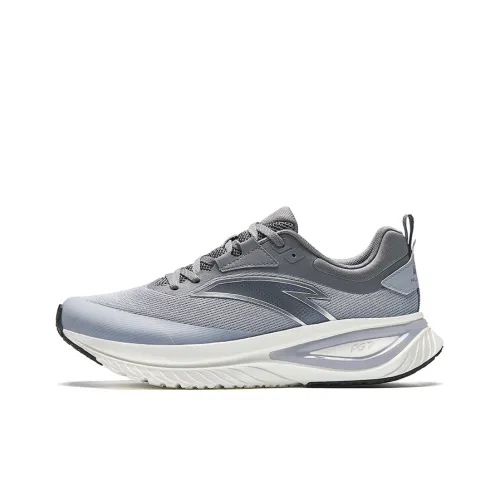 Anta Амортизация Устойчивость к истиранию Дышащие Низкие Кеды для бега Мужские Серые