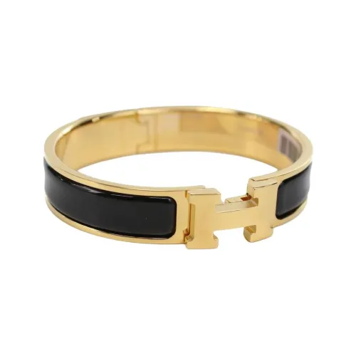 HERMES Металл Браслеты Женские Черный