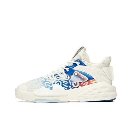 ANTA C37 Series MID Топ Скейтборд Кроссовки Мужские Белый Синий