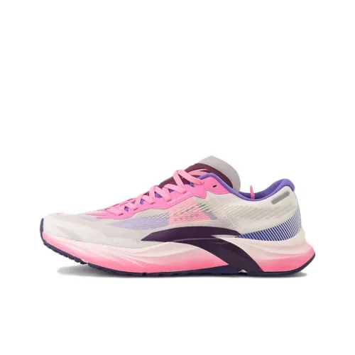ANTA Asphalt Road Fighter 1,0 Износостойкие Низкие Беговые Кроссовки Мужские Белый Розовый Фиолетовый