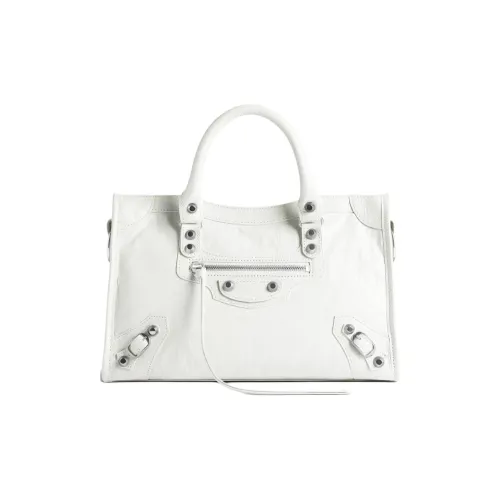 Balenciaga Lambskin Сумка через плечо Сумка Маленькая Женская Белая