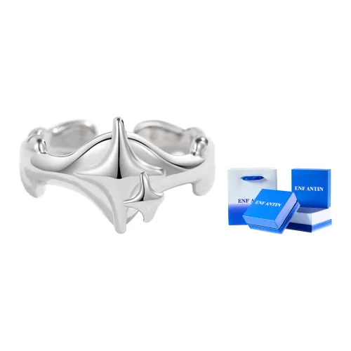 ENFANTIN Медный с покрытием из палладия белый кольца унисекс