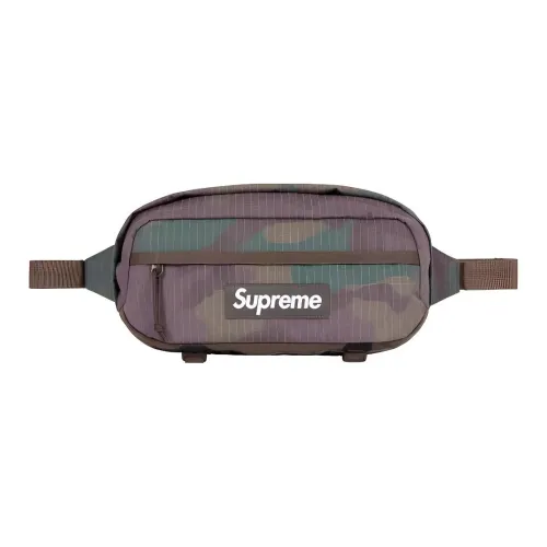 Supreme Нейлон Бананка Стандартная Унисекс Камуфляж Лесной