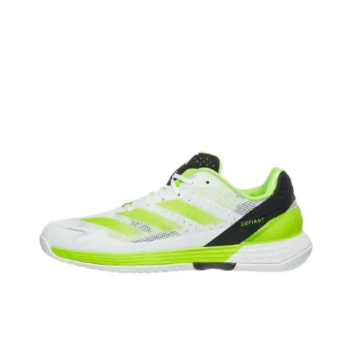 Adidas DEFIANT SPEED 2 Slip-resistant Abrasion-resistant Low-top Tennis Shoes Men's White Adidas DEFIANT SPEED 2 Противоскользящие Износостойкие Низкие Кроссовки для тенниса Мужские Белые