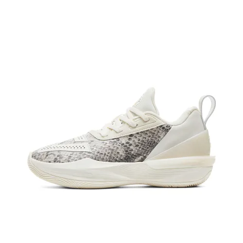 PEAK State Maximums Trigonometric 3,0 Баскетбольные кроссовки Низкий топ Серый Бежевый Белый Женский