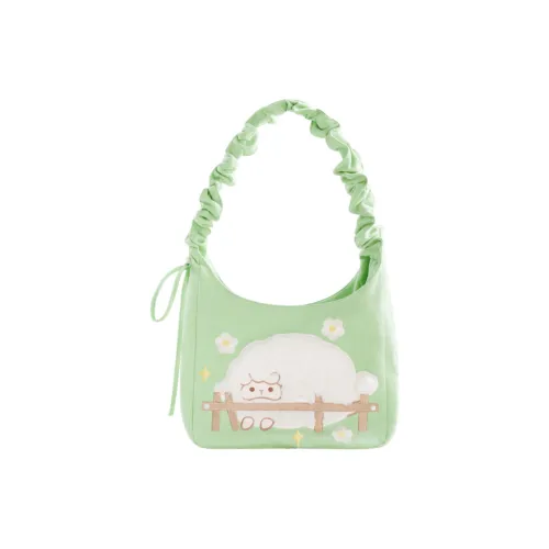 Holding Bamboo Полиэстер Сумка через плечо Сумка на плечо Стандартная Женская Зеленая