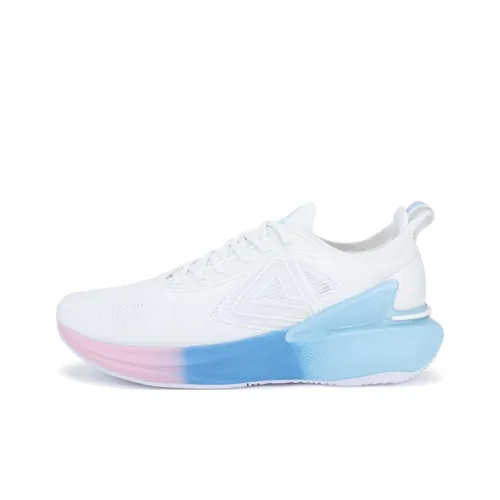 PEAK State Pole 6,0 Амортизация и Дышащий Низкий Топ Беговые кроссовки Мужские Белый Синий