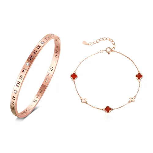 HOLLY RYAN Ретро Свет Роскошь Roman Numbers Круглый Браслет Женские Fashion Minimalist Style