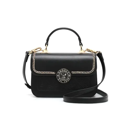 SNOOPY ПУ (полиуретан) Сумка через плечо Сумка Обычная Женская Черная