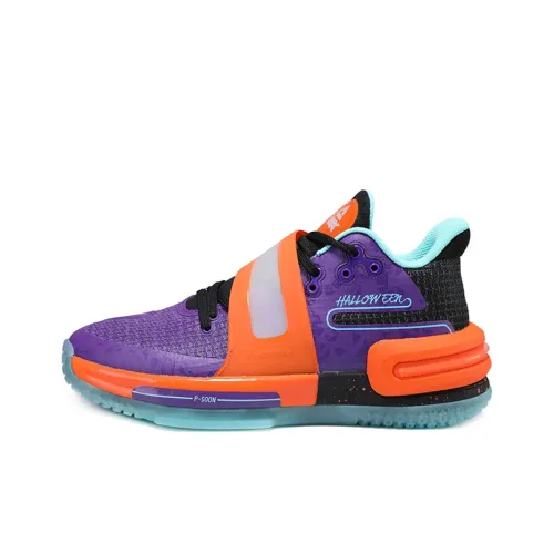 PEAK Flash 2 Generation Амортизаторы Устойчивые к истиранию MID Баскетбольные кроссовки Мужские Фиолетовые Lakers