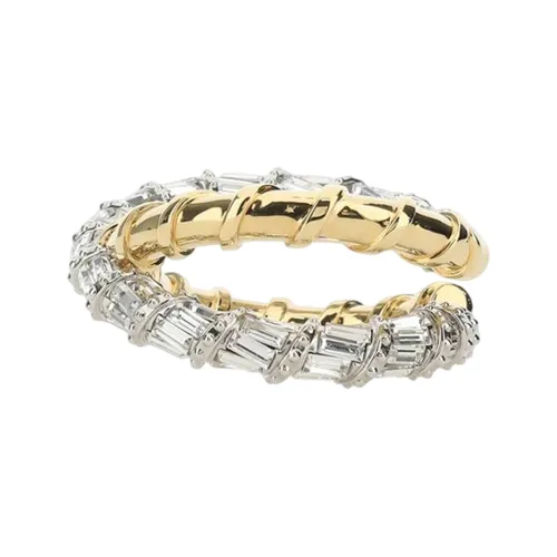 Lanvin Латунные браслеты, золотые/серебристые, женские