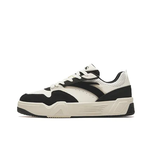 ANTA C37 Series визуально увеличивает рост Легкий Низкий Топ Кроссовки для скейтбординга Женские Черный