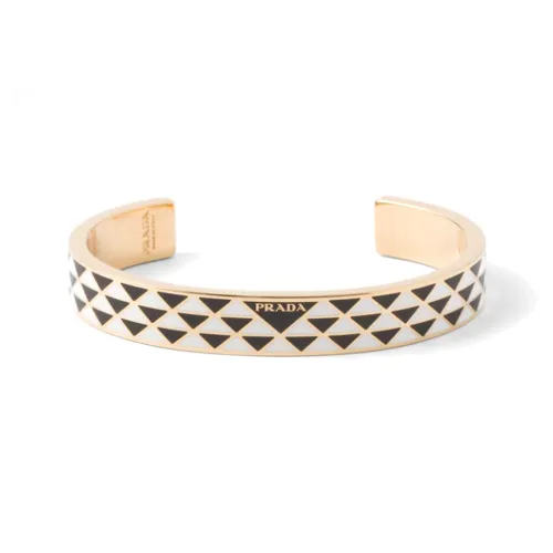 PRADA Браслеты Женские Черный Белый
