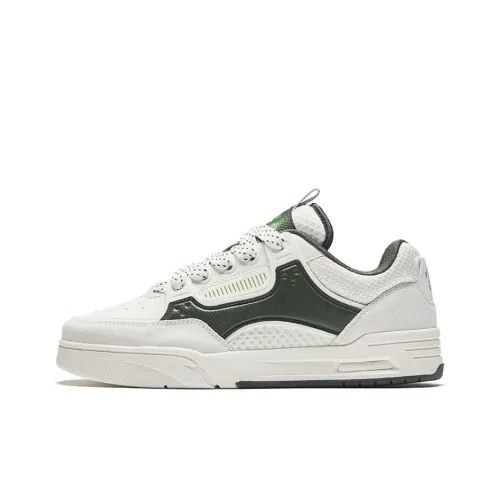 ANTA AOJIE Slip-on устойчивый низкий топ кеды для скейтбординга Мужской Белый Зеленый