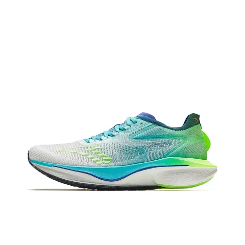 ANTA Mach 4 Generation PRO Устойчивый к истиранию Дышащий Легкий Низкий Топ Спринт Беговые кроссовки Мужской Папирус Белый