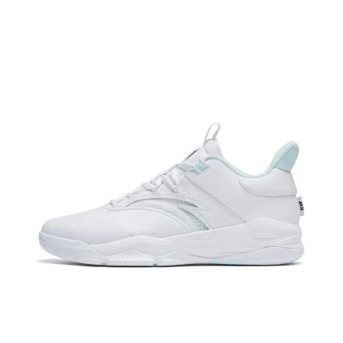 ANTA Bastard Slip-resistant Abrasion-resistant Low-top Баскетбольные кроссовки Белый