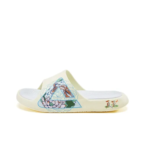 PEAK Tai Ji1,0 Слипоны Унисекс Белый Светло-Желтый