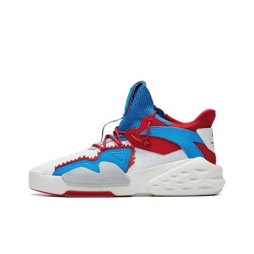 ANTA Bastard Износостойкий Дышащий Легкий Верх MID Casual Мужской Красный Синий