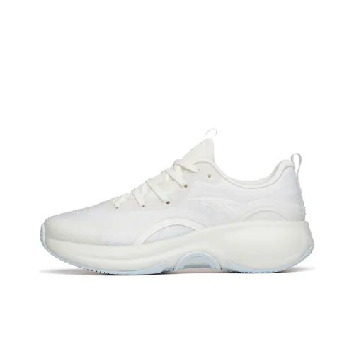 ANTA Sugar Core Bubbles 3,0 Противоскользящие Устойчивые к истиранию Низкий Топ Беговые кроссовки Женские Цвет Слоновая кость