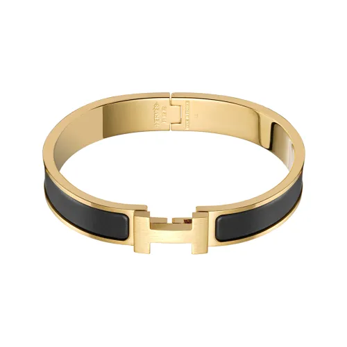 HERMES Эмаль Браслеты Унисекс Черный