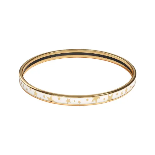 HERMES Эмаль Браслеты Унисекс Золото