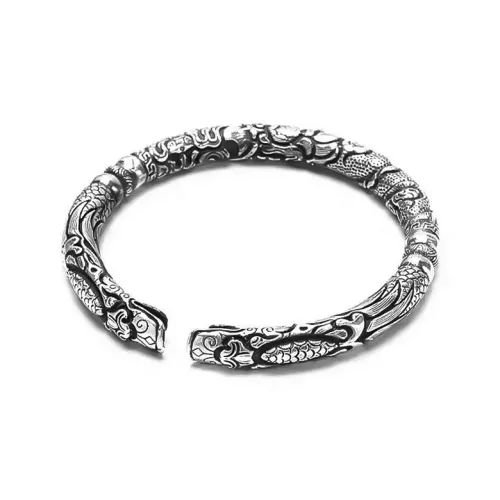 MUYAN Сплав Двойной Дракон Браслет Мужской