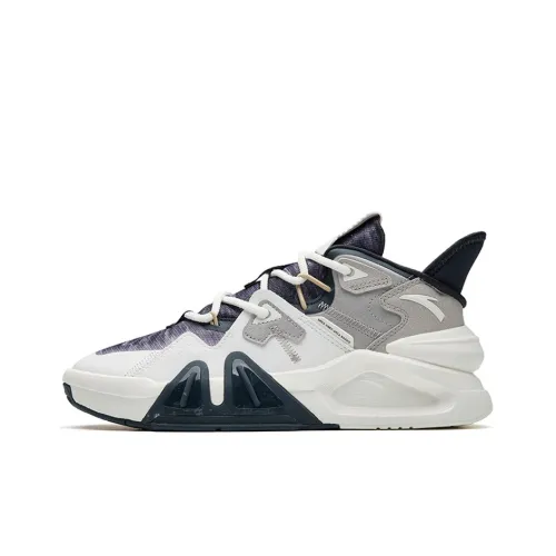 ANTA Bastard 4,0 Slip Резистентный к истиранию Низкий Топ Скейтборд Кроссовки Коала Серый