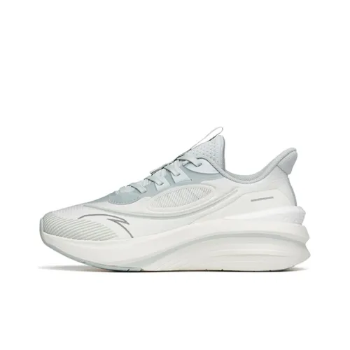 ANTA Martian Foam Шокабойеры Противоскользящие Низкие Кроссовки для Бега Женские Зеленые Белые