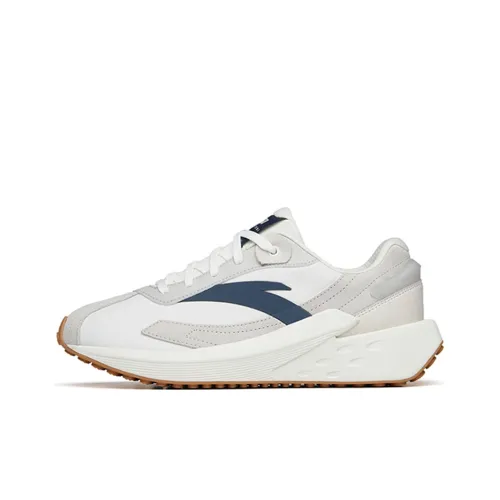 ANTA Icing Shock Absorbers Slip-resistant Abrasion-resistant Low Top Casual Men's White Gray Blue Brown