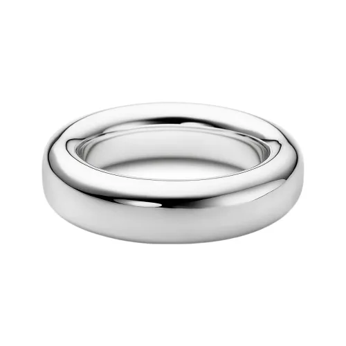 TIFFANY & CO. Браслет Doughnut Отполированная До Блеска Выразительная Форма. Круглый Браслет Из Стерлингового Серебра