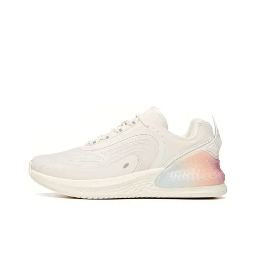 ANTA C37+ Slip Устойчивый к истиранию Низкий Топ Беговые кроссовки Женские Белые