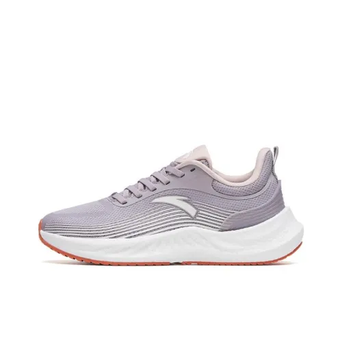 ANTA Martian foam Устойчивый к истиранию Дышащий Низкий Топ Беговые кроссовки Женские Magic Carpet Серый