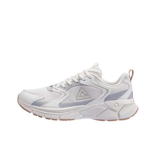 PEAK OG 7000 Pro Дышащая Амортизация Низкий Топ Беговые Кроссовки Мужские Холст Белый