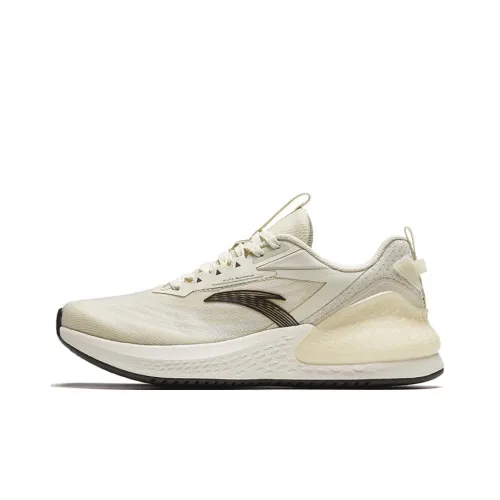 ANTA C37+ Амортизация Устойчивый к истиранию Дышащий Легкий Низкий Топ Беговые кроссовки Женские Серый Коричневый